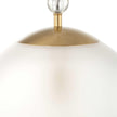 Uttermost Ripple 1 Light Frost Glass Pendant