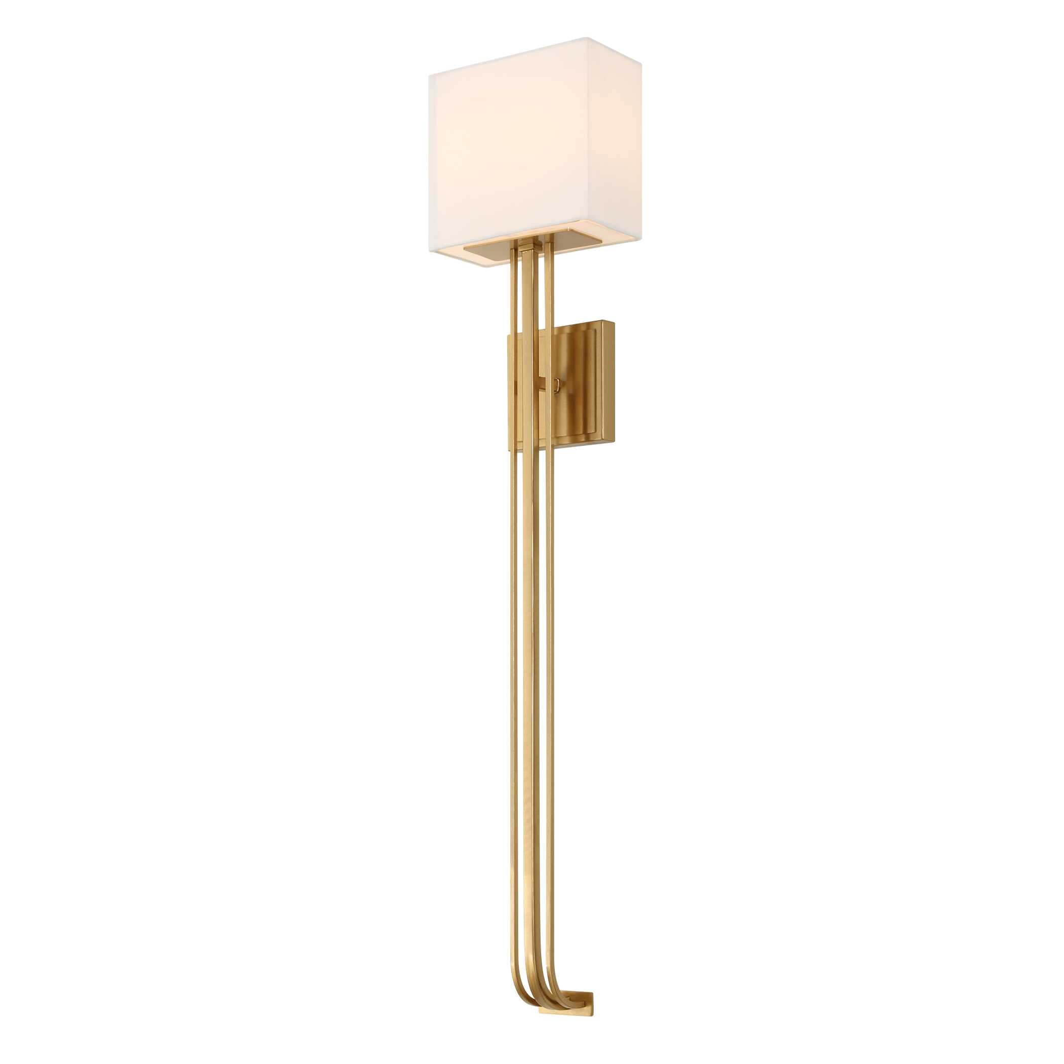 Uttermost Trenton 2 Light Brass Sconce