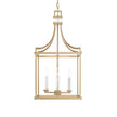 Uttermost Montreal 4 Light Brass Lantern Pendant