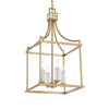 Uttermost Montreal 4 Light Brass Lantern Pendant