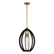 Uttermost Darby 1 Light Architectural Oval Pendant