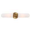 Uttermost Wellsville 2 Lt Brass Sconce