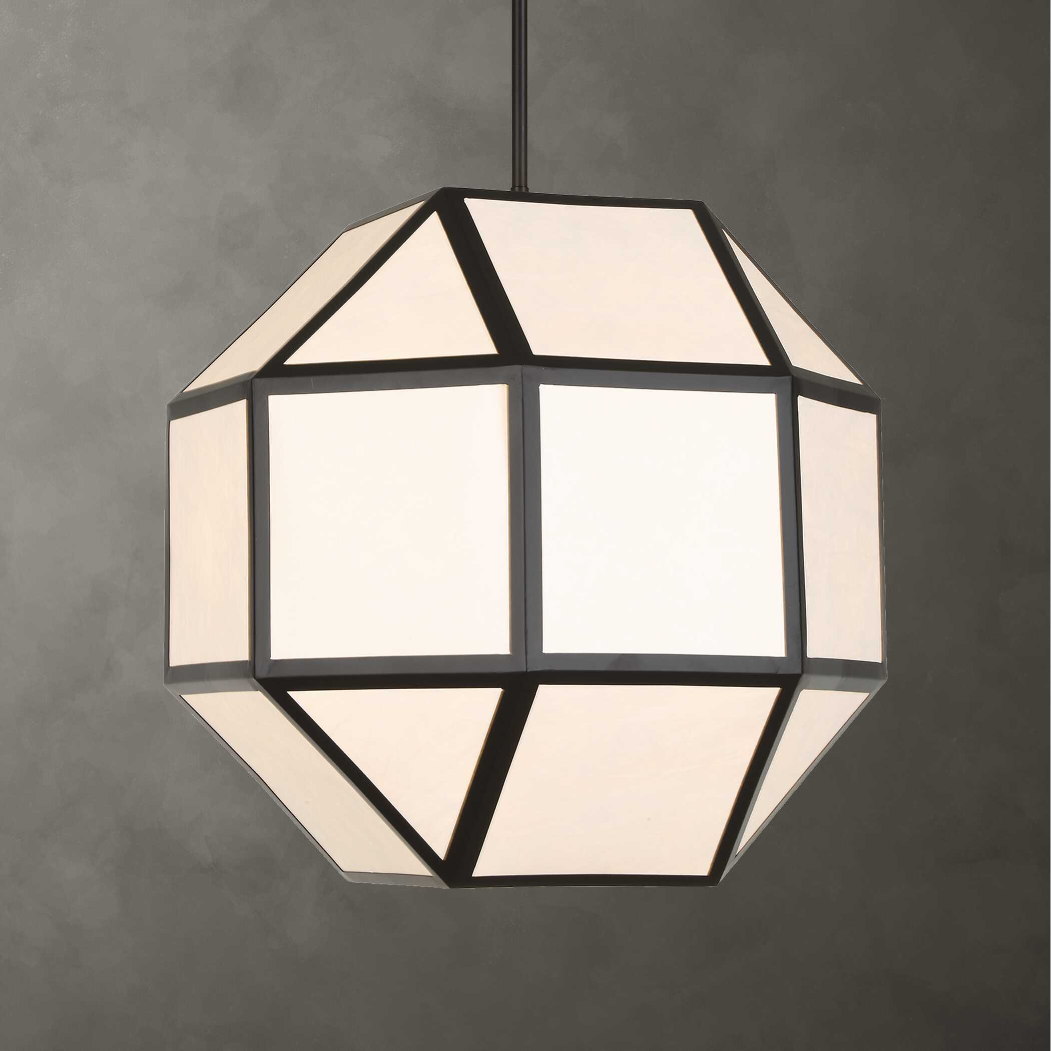 Uttermost Hoi An 4 Light Geometric Chandelier
