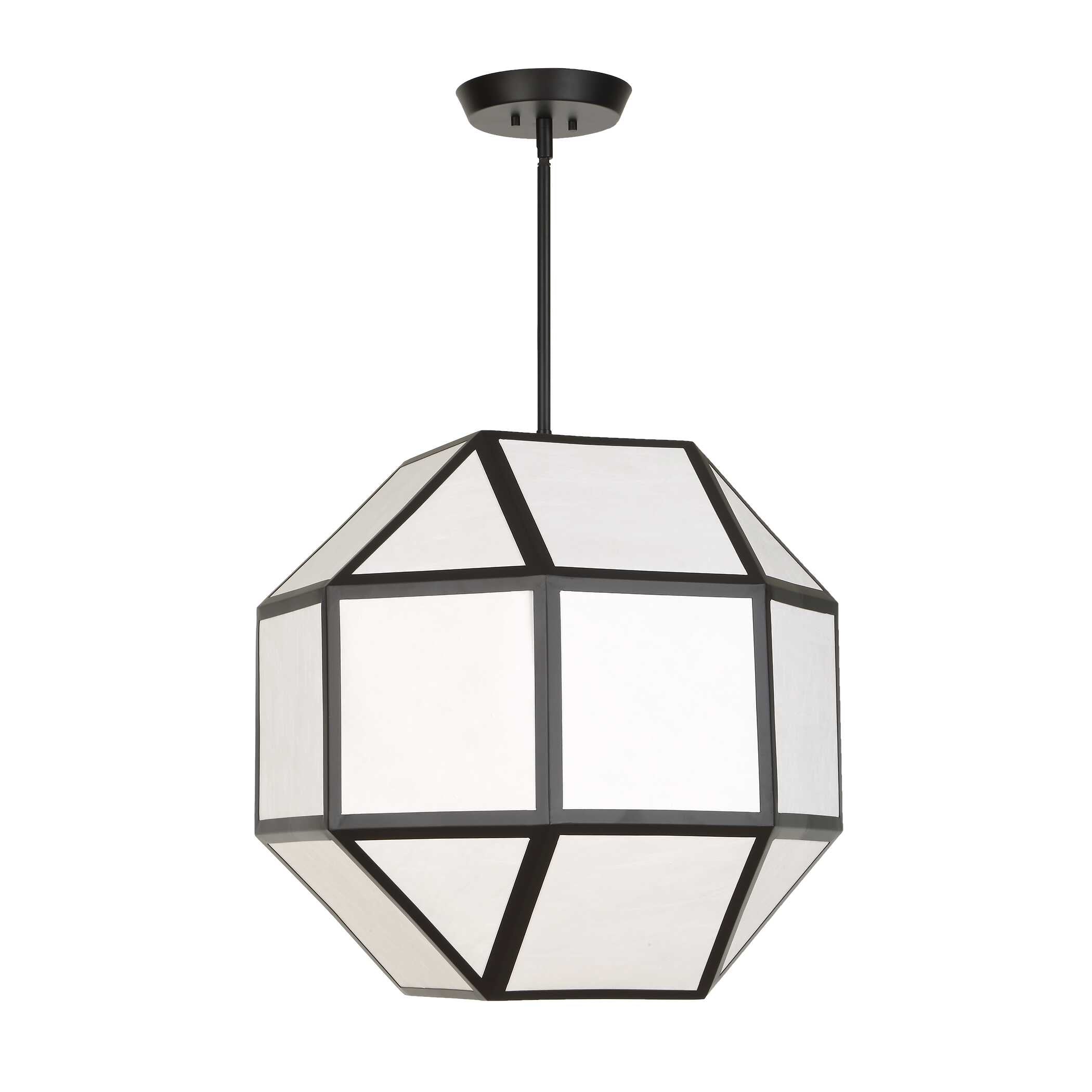 Uttermost Hoi An 4 Light Geometric Chandelier