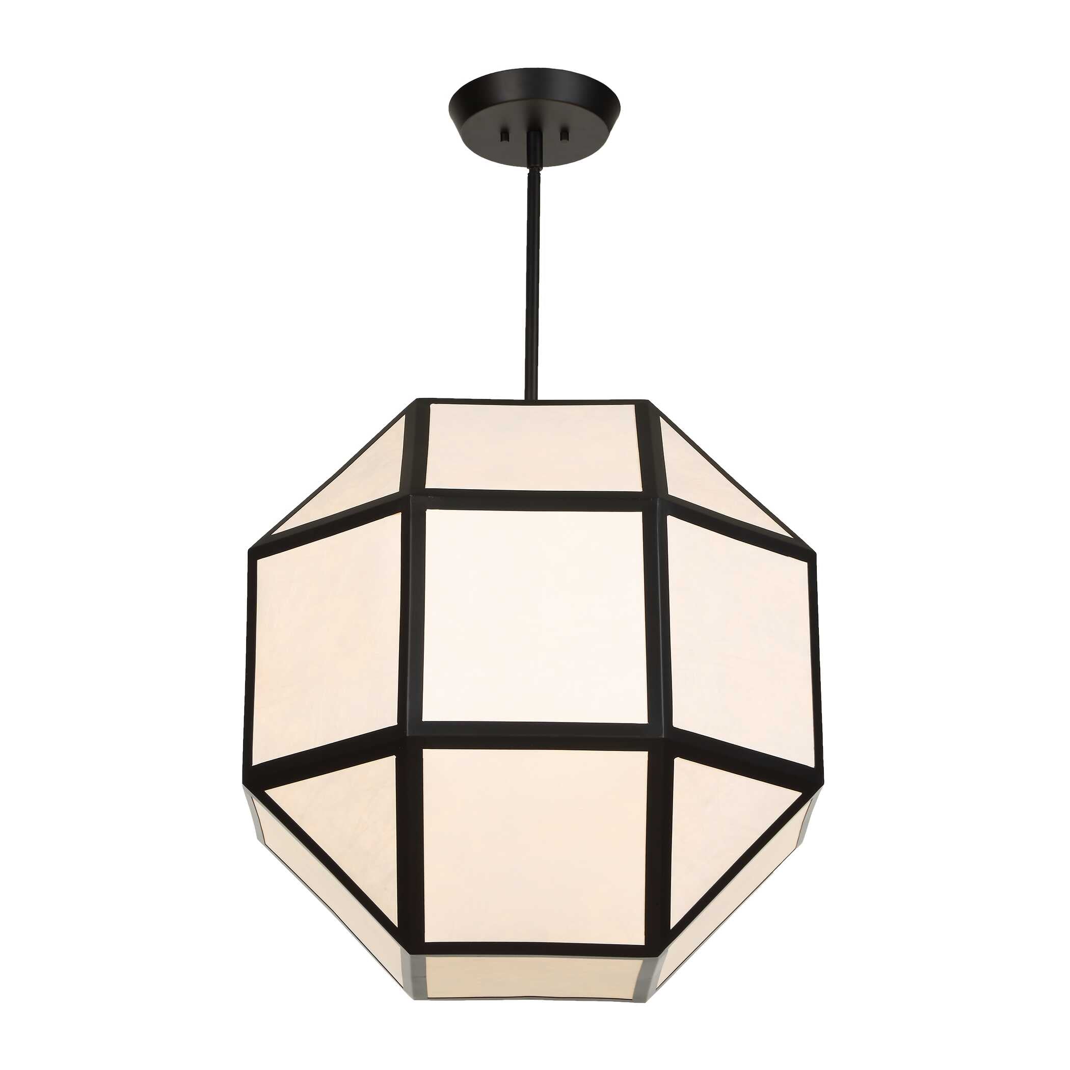Uttermost Hoi An 4 Light Geometric Chandelier