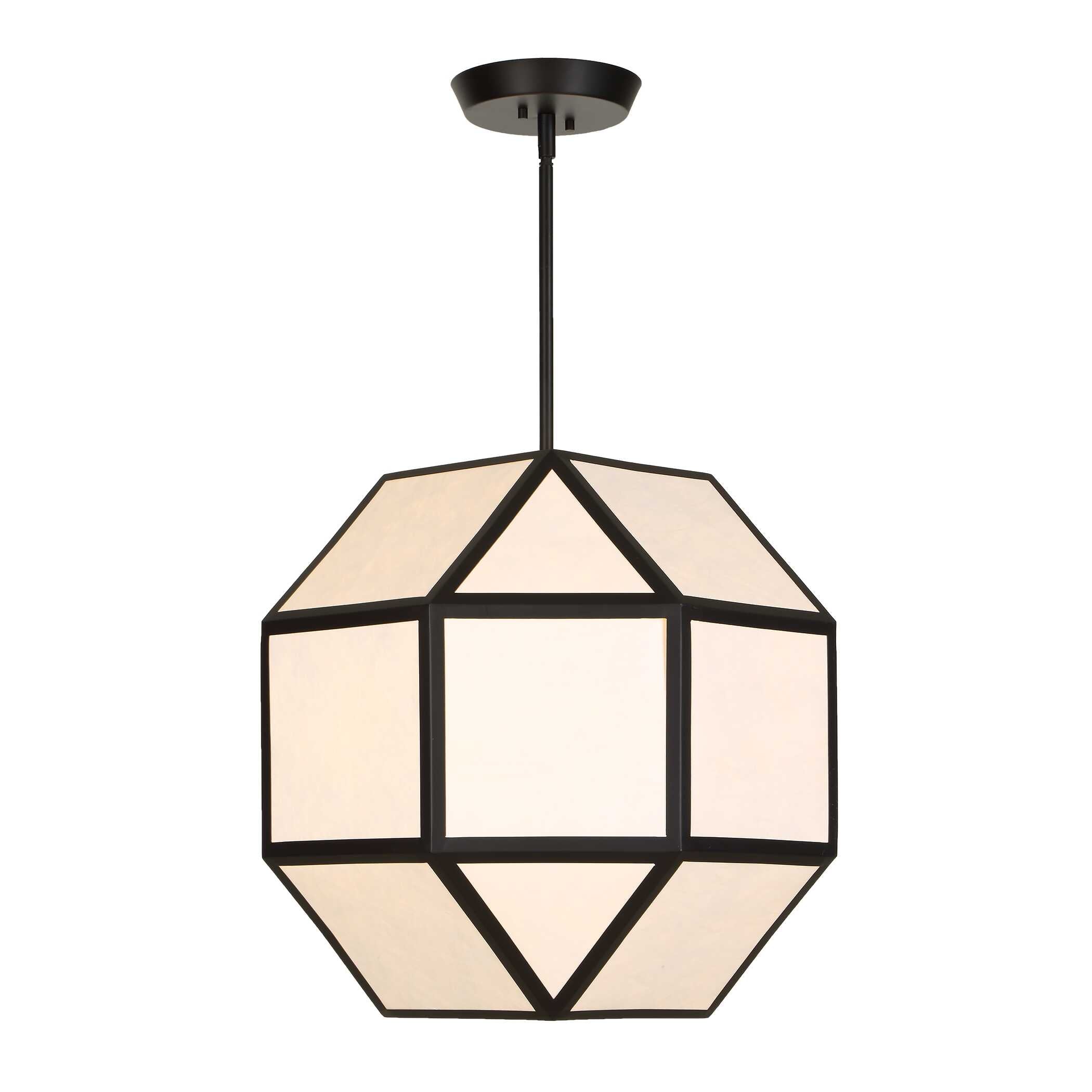 Uttermost Hoi An 4 Light Geometric Chandelier