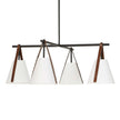 Uttermost Reins Accent Straps 4 Light Chandelier