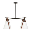 Uttermost Reins Accent Straps 4 Light Chandelier