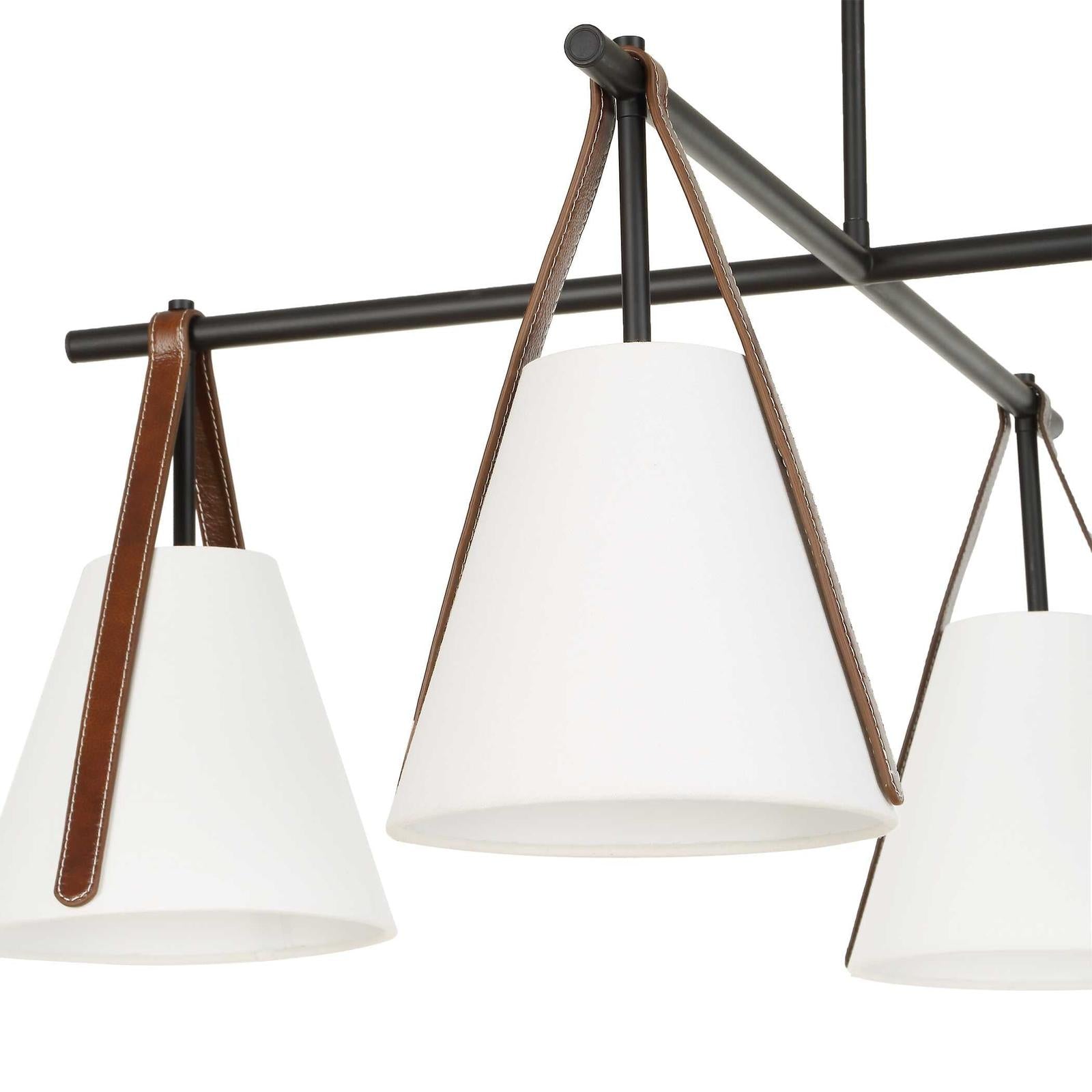 Uttermost Reins Accent Straps 4 Light Chandelier