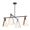 Uttermost Reins Accent Straps 4 Light Chandelier