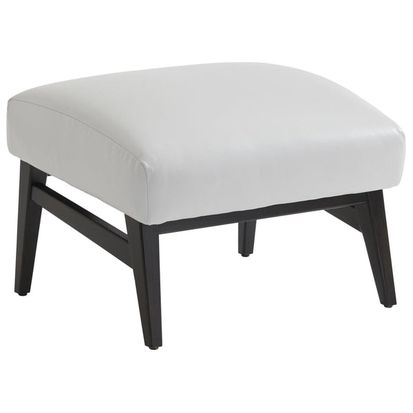 Tommy Bahama Home Palm Desert Covina Leather Ottoman