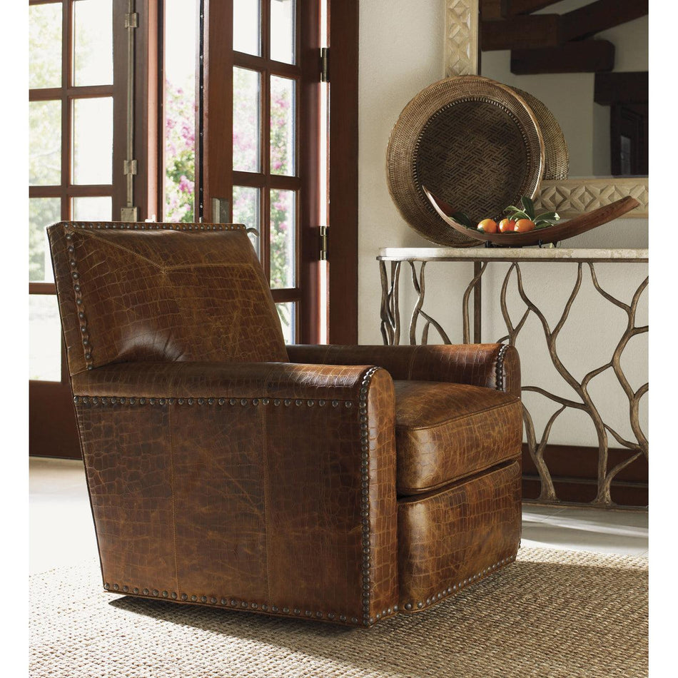 Tommy Bahama Home Upholstery Stirling Park Leather Chair