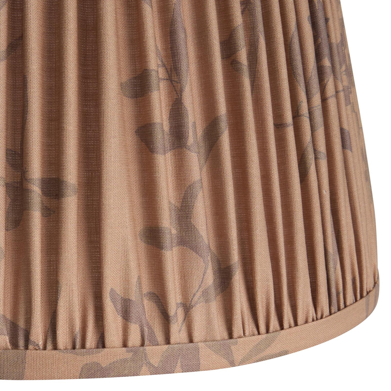 Wildwood Miller House Olives Cognac, Pleated Shade