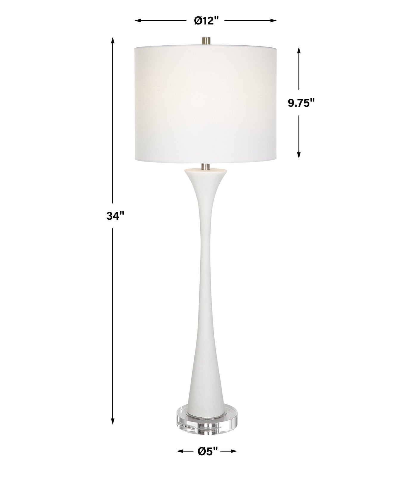 Uttermost Fountain Buffet Lamp