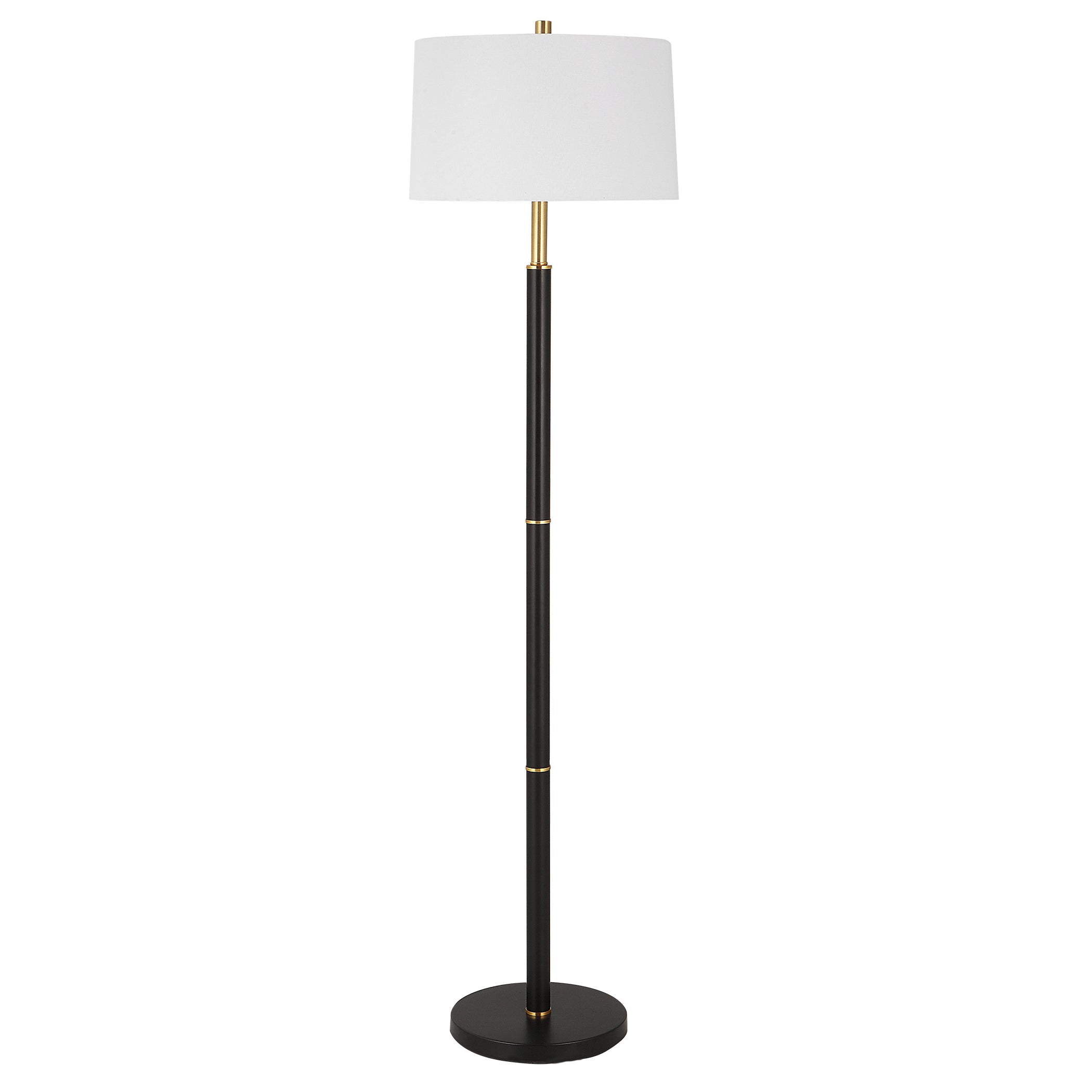 Modern Accents Gold Rings Metal Floor Lamp