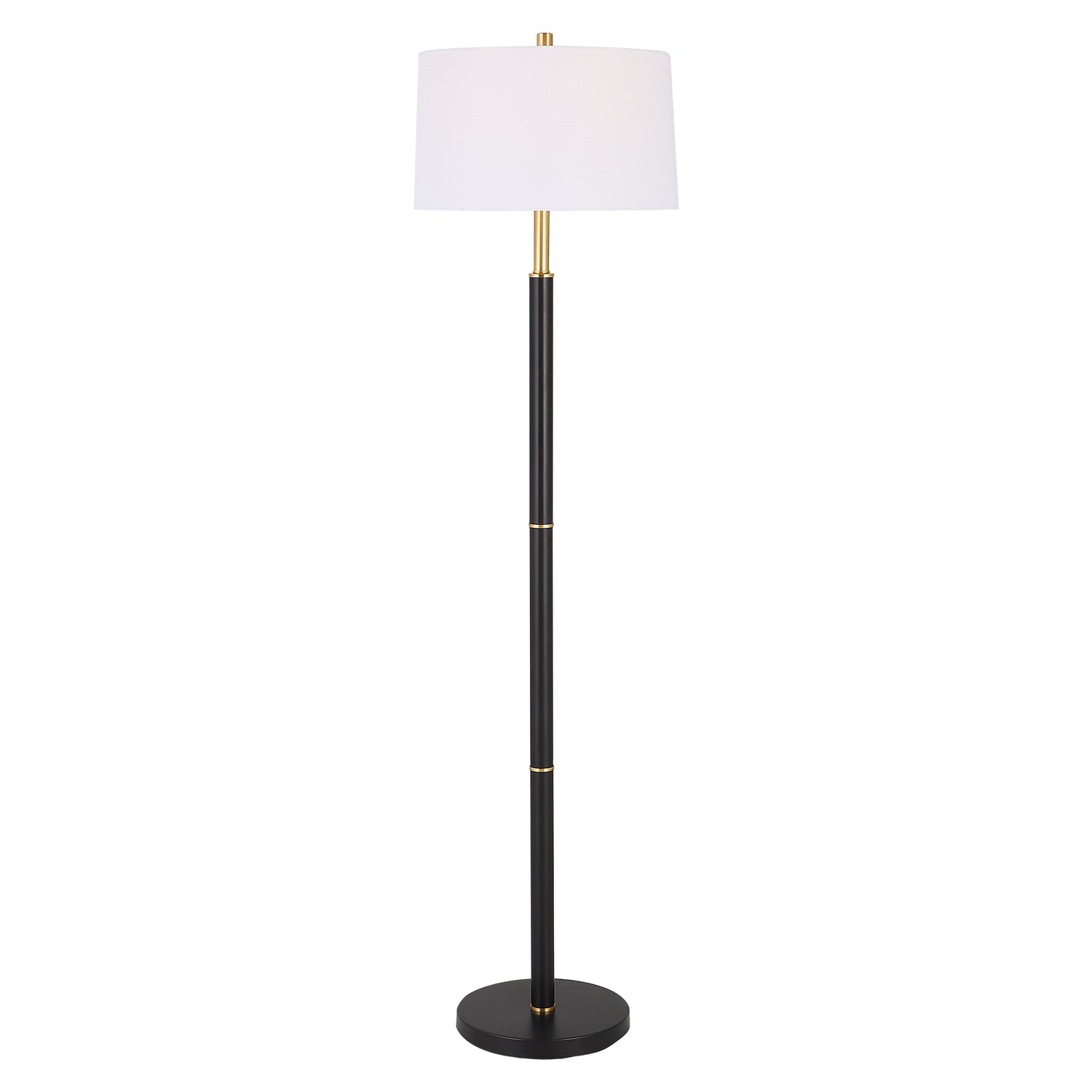 Modern Accents Gold Rings Metal Floor Lamp