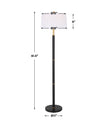 Modern Accents Gold Rings Metal Floor Lamp
