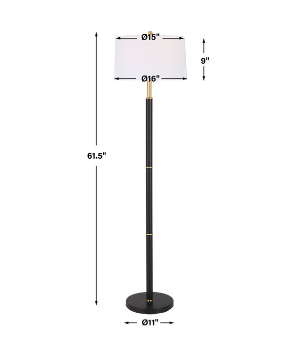 Modern Accents Gold Rings Metal Floor Lamp
