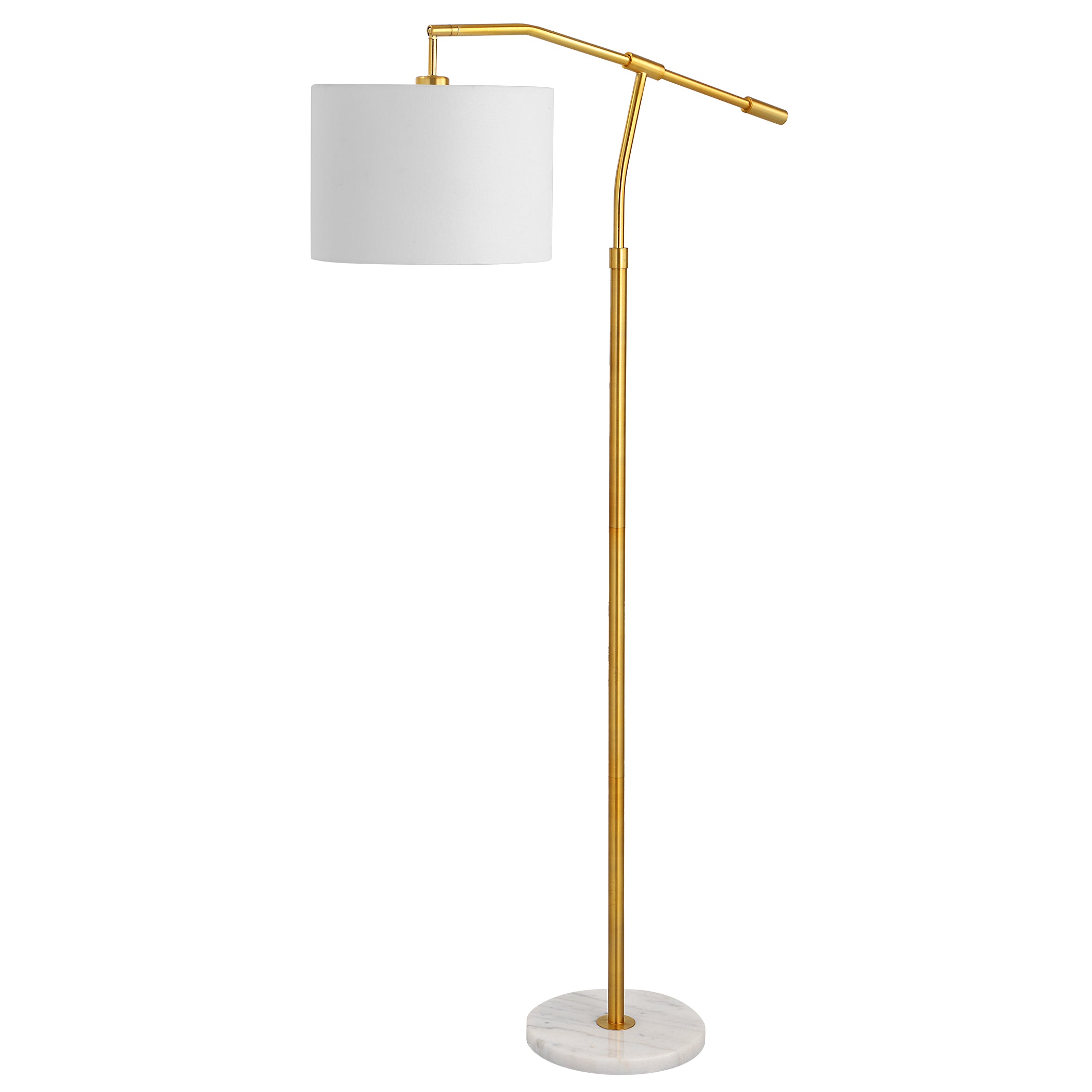Modern Accents Marble Foot Horizontal Floor Lamp