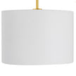 Modern Accents Marble Foot Horizontal Floor Lamp