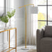 Modern Accents Marble Foot Horizontal Floor Lamp
