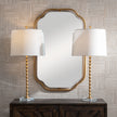 Modern Accents Elegant Metal Body Round Crystal Base Table Lamp - Set of 2