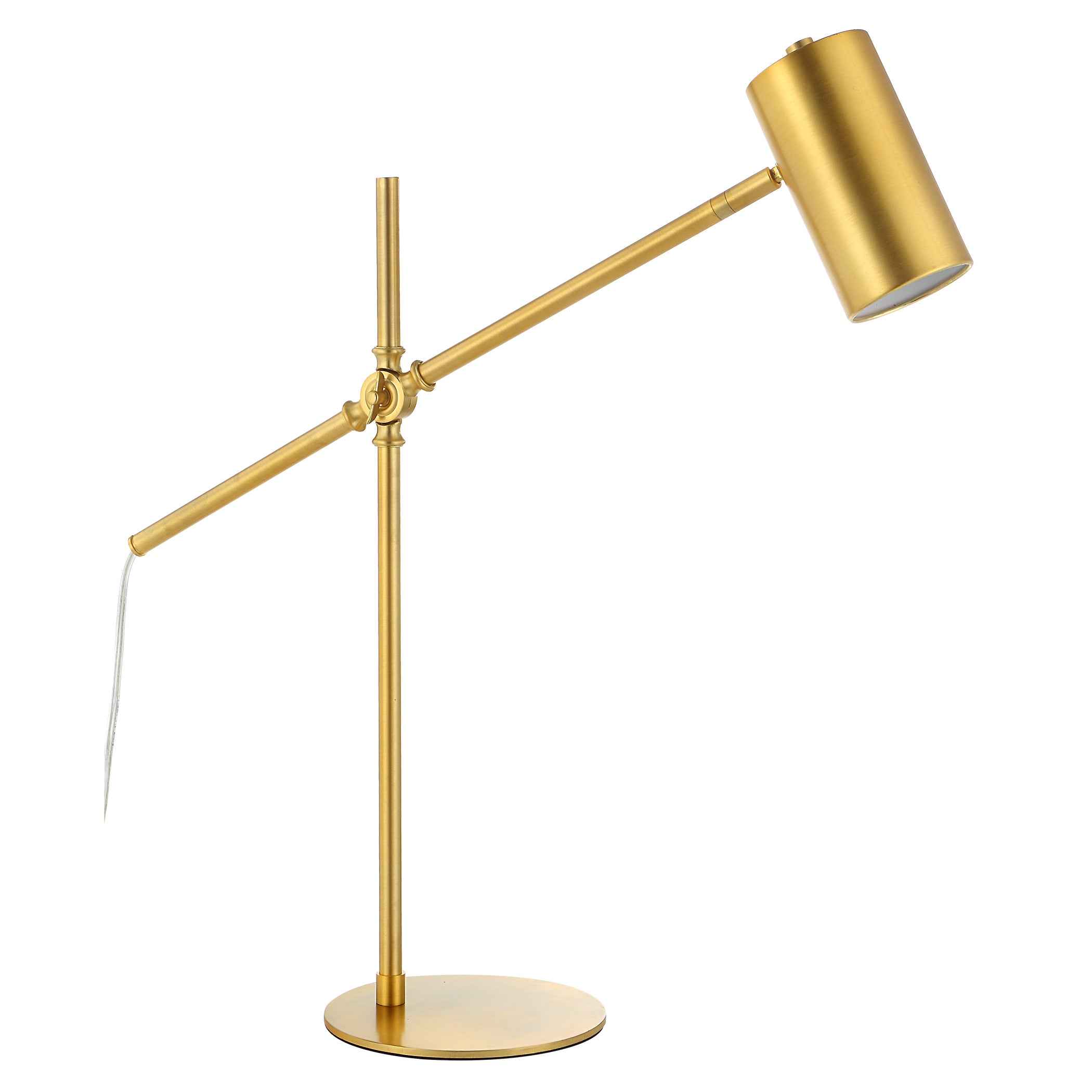 Modern Accents Contemporary Metal Base Desk Lamp