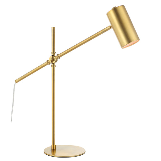 Modern Accents Contemporary Metal Base Desk Lamp