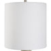 Modern Accents Textured Organic Shaped Porcelain Ceramic Table Lamp