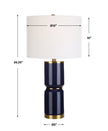 Modern Accents Gloss Ceramic Table Lamp