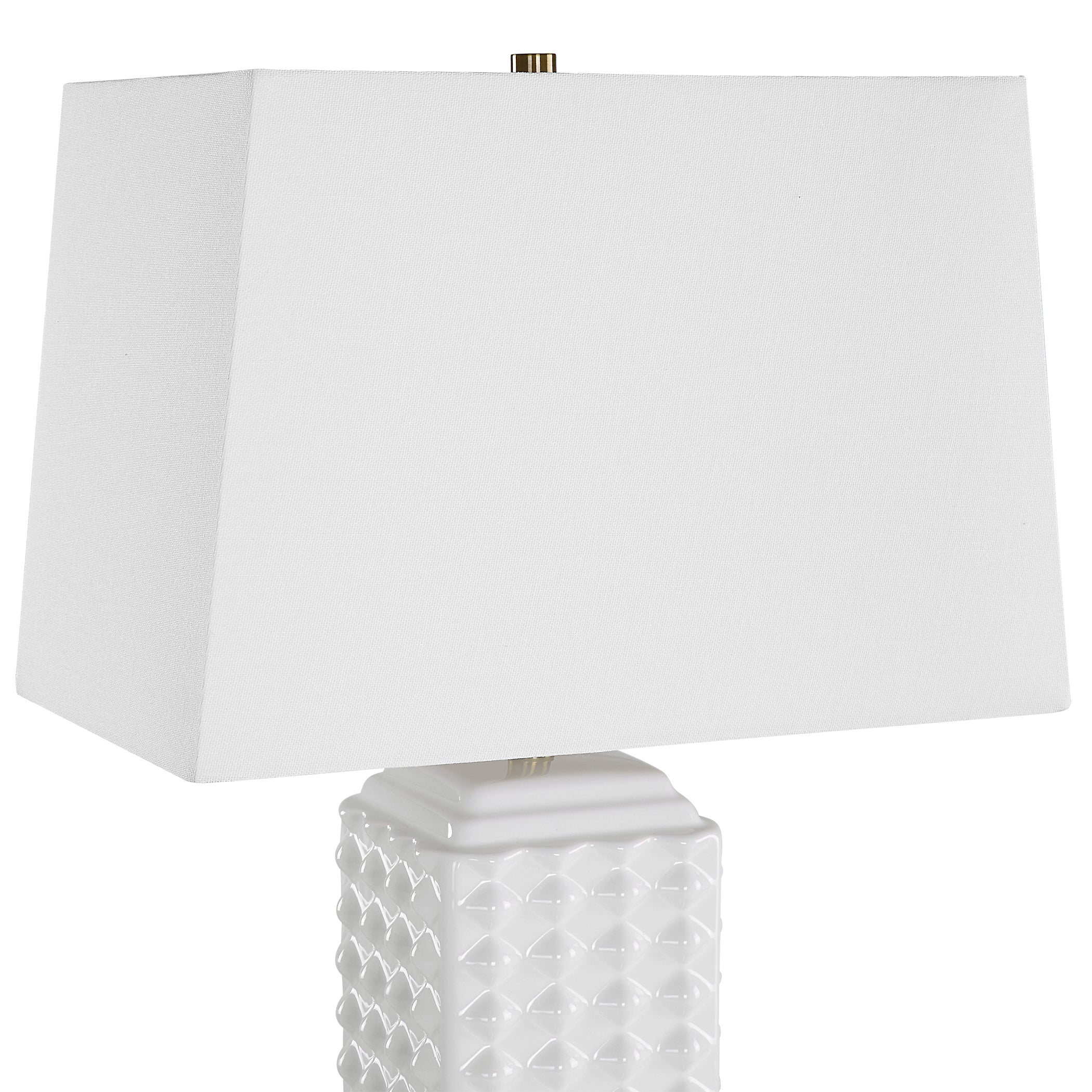 Modern Accents Square Body Ceramic Table Lamp