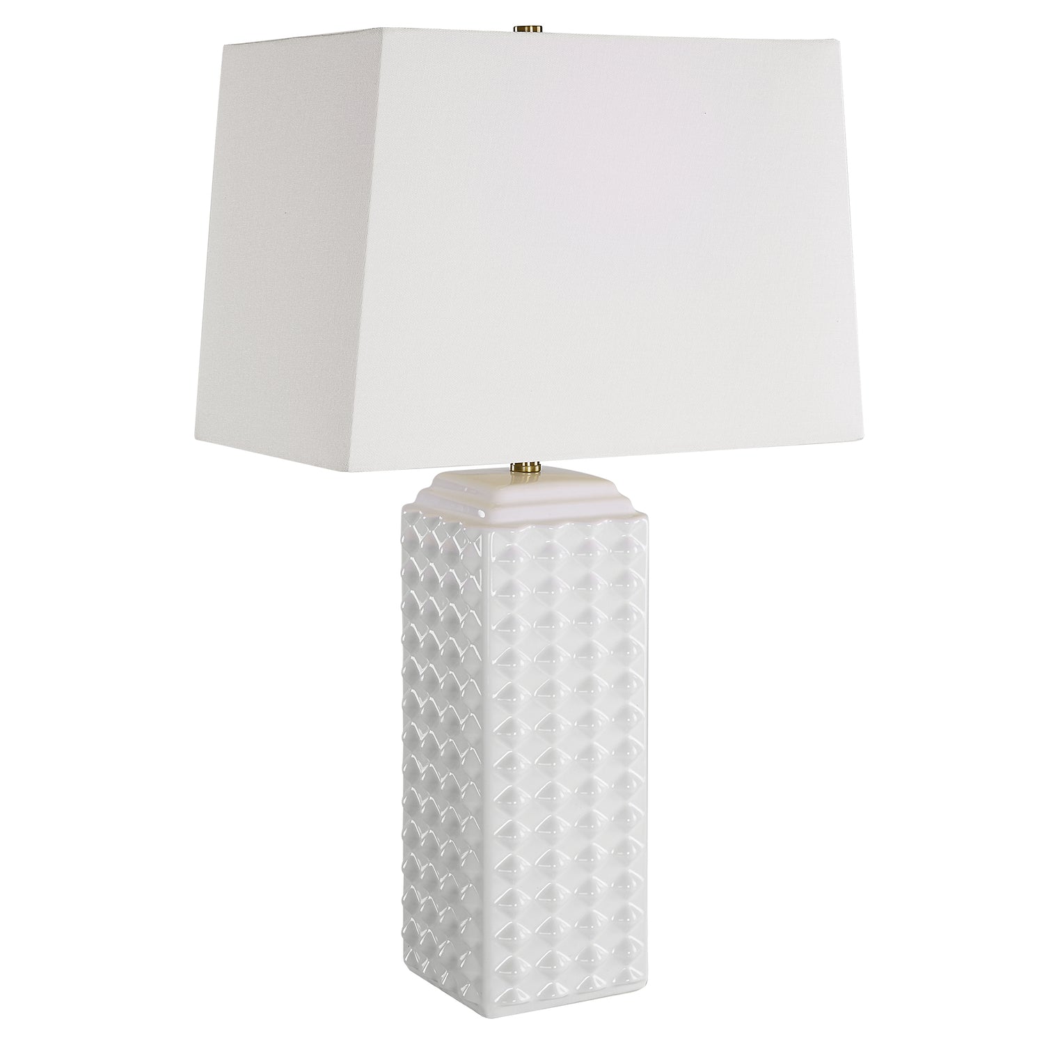 Modern Accents Square Body Ceramic Table Lamp