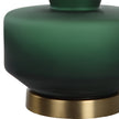 Uttermost Trentino Dark Emerald Green Table Lamp