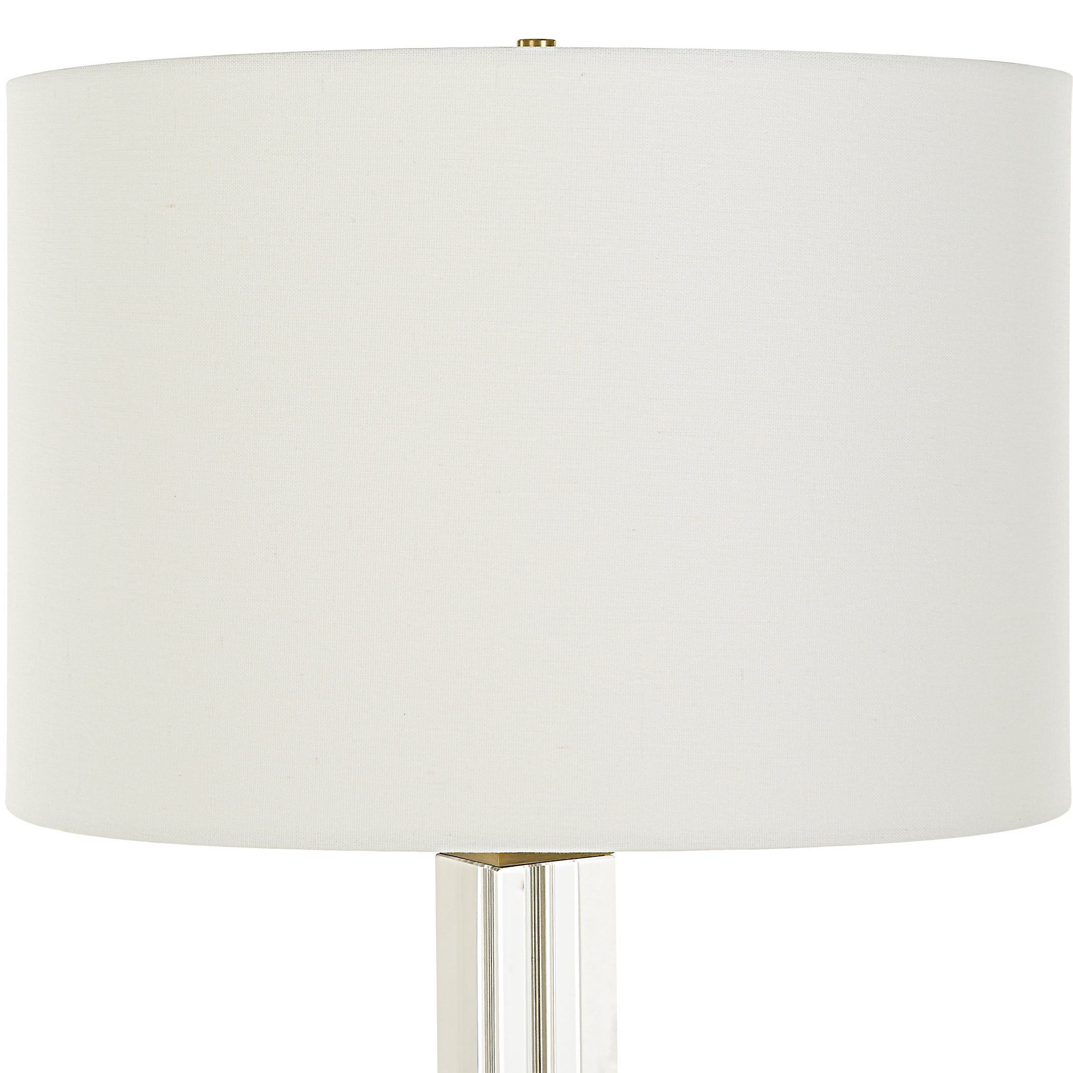Uttermost Crystal Column Table Lamp