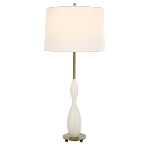 Uttermost Annora Glossy White Table Lamp
