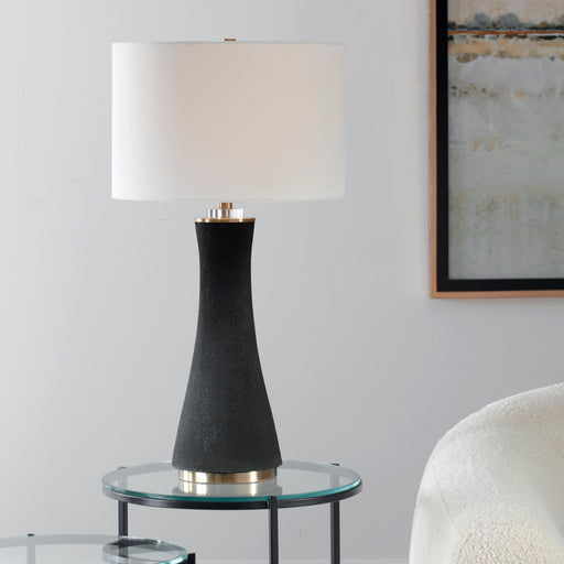Modern Accents Textured Crystal Table Lamp