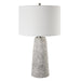 Modern Accents Tapered Ceramic Off White Table Lamp
