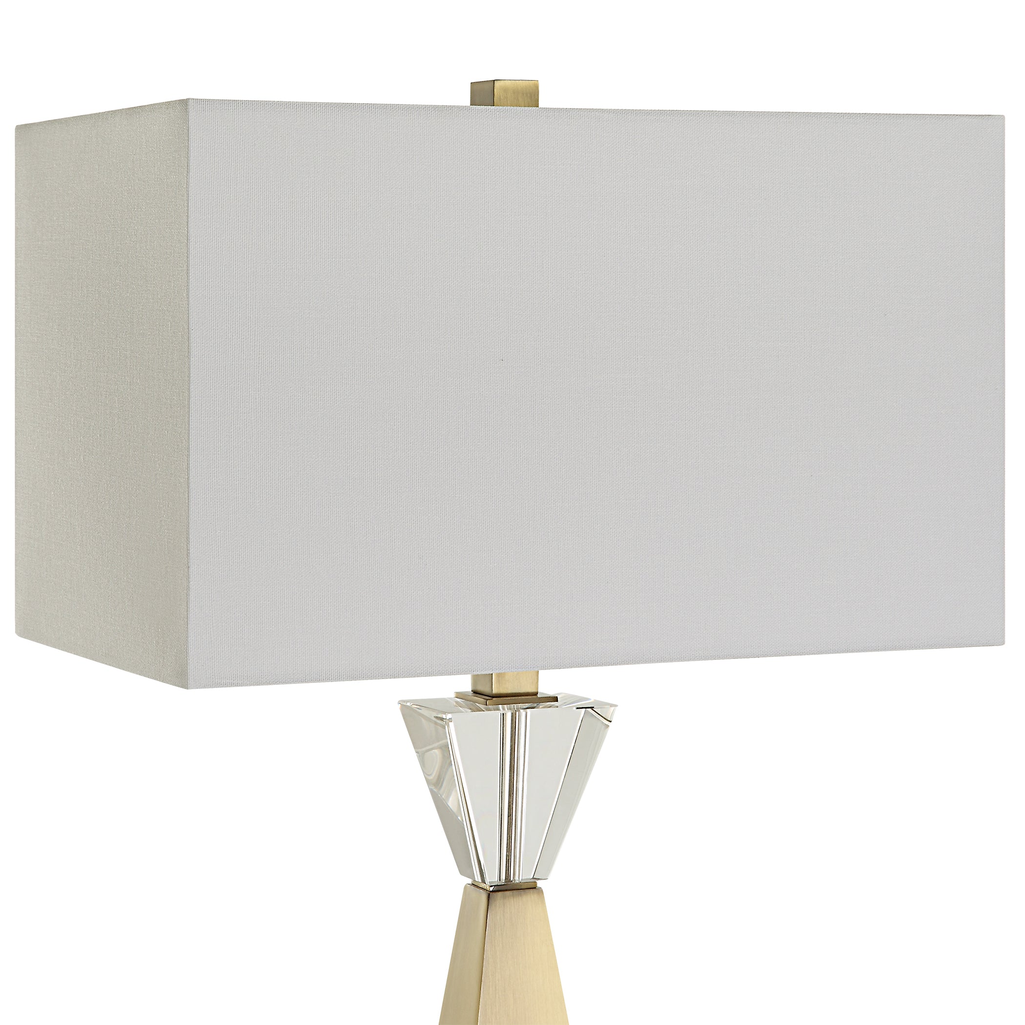 Uttermost Arete Modern Brass Table Lamp