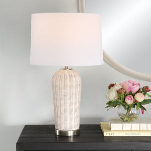Modern Accents Woven Rattan Table Lamp