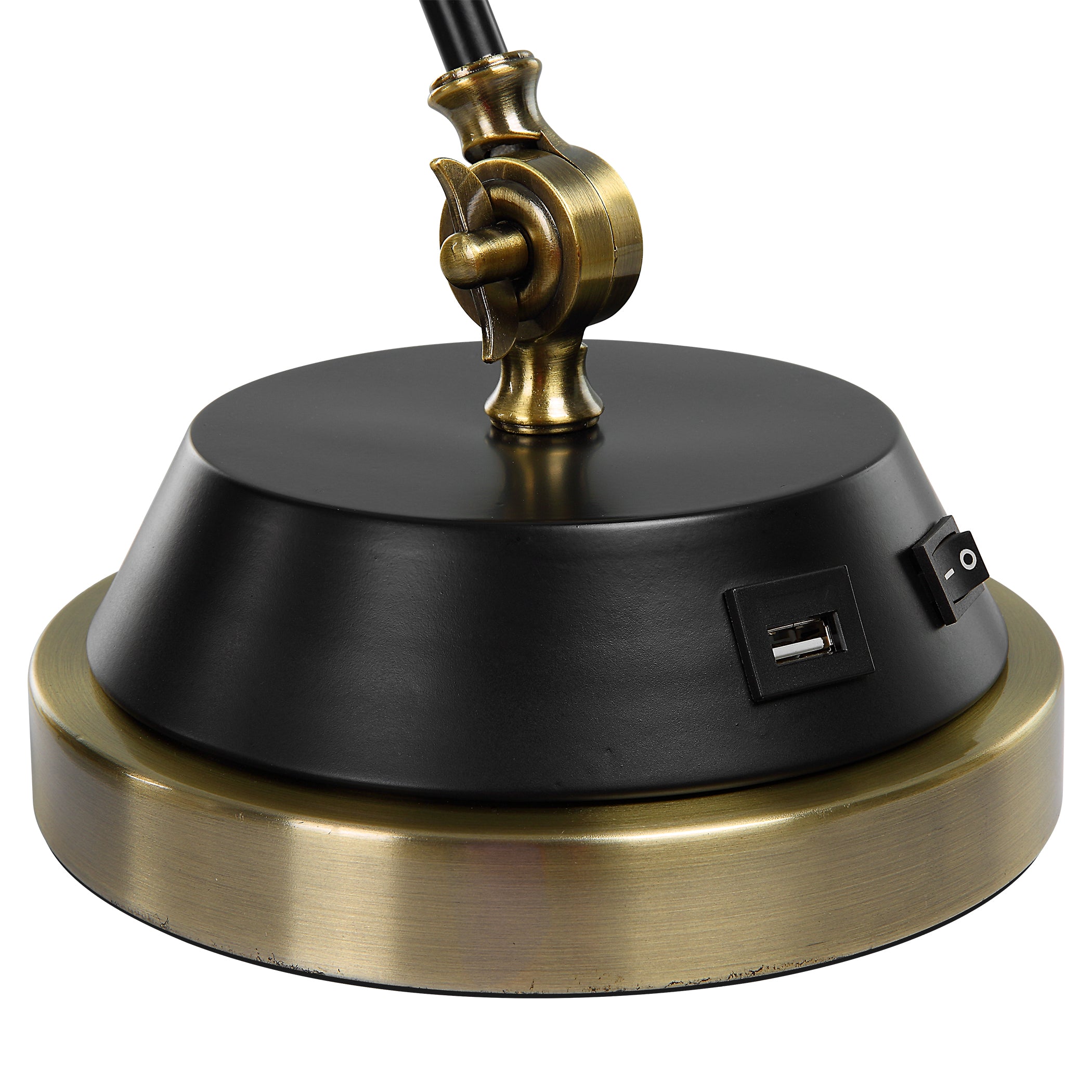 Modern Accents Gold Finish Desk Lamp