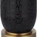 Uttermost Spyglass Black Wood Grain Table Lamp