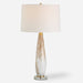 Uttermost Lyra White & Gold Table Lamp