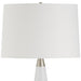 Uttermost Quinn White & Silver Table Lamp