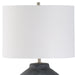 Modern Accents Ceramic Subtle Textured Table Lamp
