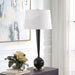 Uttermost Brielle Polished Black Table Lamp
