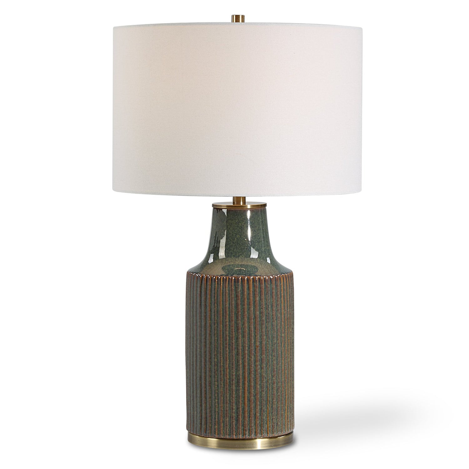 Modern Accents Beautiful Ceramic Round Table Lamp