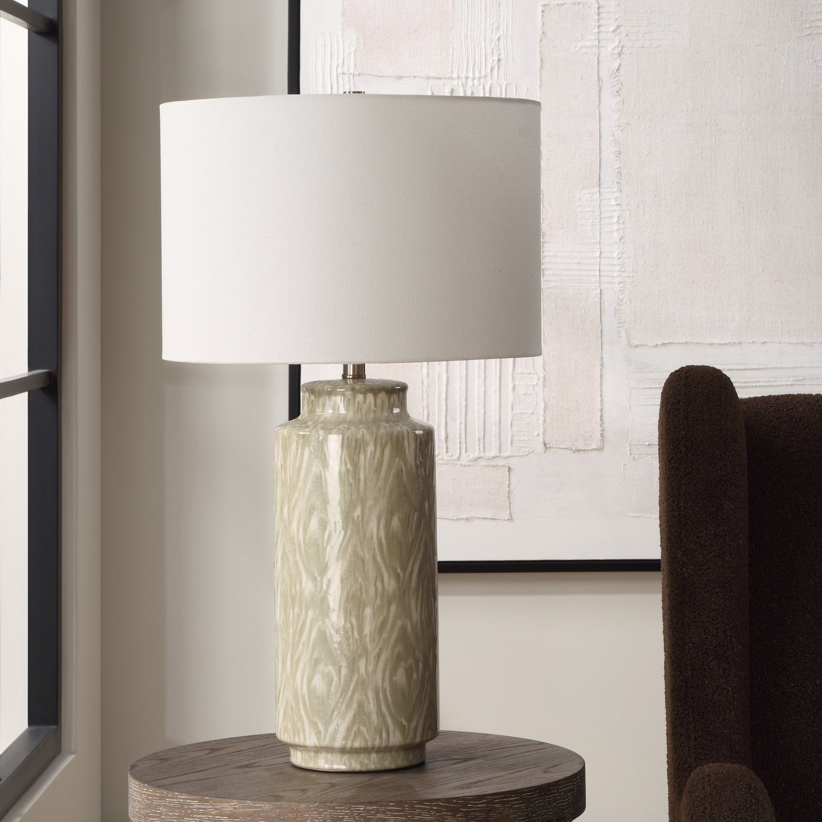 Uttermost Laurel Sage Ceramic Table Lamp