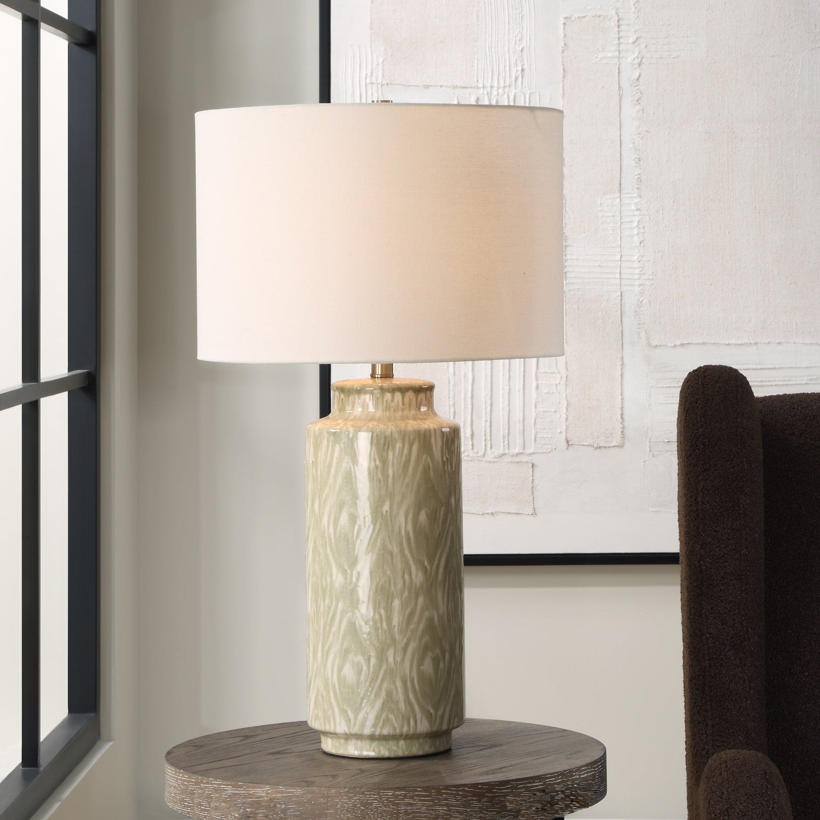 Uttermost Laurel Sage Ceramic Table Lamp