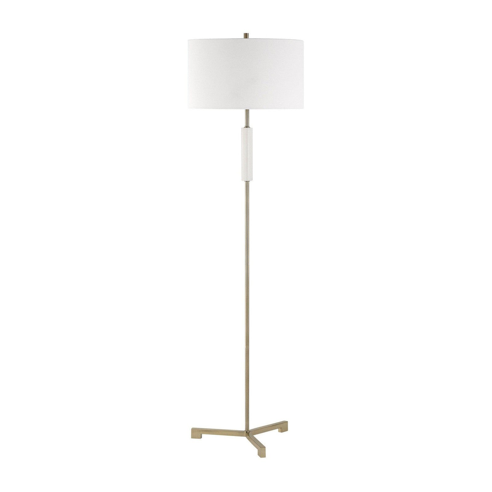 Modern Accents Round Drum Hardback Shade Floor Lamp