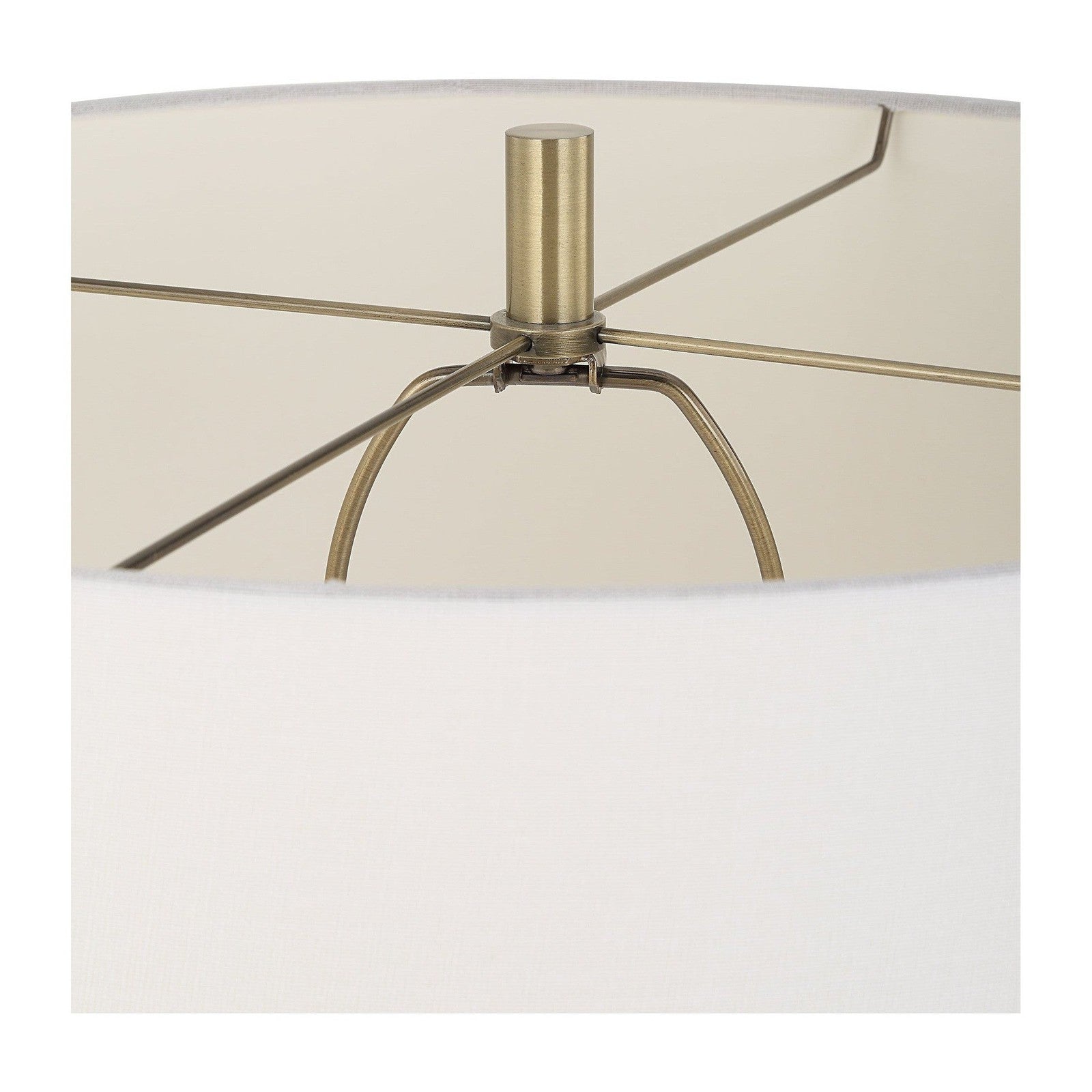 Modern Accents Round Drum Hardback Shade Floor Lamp